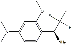 [4-((1S)-1-AMINO-2,2,2-TRIFLUOROETHYL)-3-METHOXYPHENYL]DIMETHYLAMINE 结构式