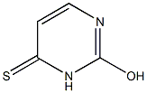 2-HYDROXY-4-THIOPYRIMIDINE 结构式