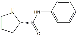 (S)-PYRROLIDINE-2-CARBOXYLIC ACID PHENYLAMIDE 结构式