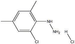 2-CHLORO-4,6-DIMETHYLPHENYLHYDRAZINE HYDROCHLORIDE 结构式