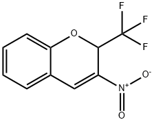 3-硝基-2-(三氟甲基)-2H-色烯 结构式