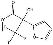 Methyl 3,3,3-trifluoro-2-(2-furyl)-2-(hydroxy)propanoate 结构式