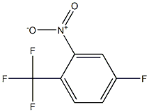 4-氟-2-硝基三氟甲苯 结构式