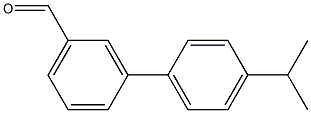 3-(4-ISOPROPYLPHENYL)BENZALDEHYDE 结构式