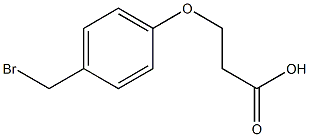 4-Bromomethylphenoxypropionic acid 结构式