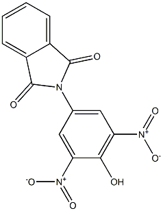 2,6-DINITRO-4-(N-PHTHALIMIDO)-PHENOL 结构式