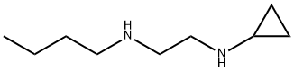 N1-丁基-N2-环丙基乙烷-1,2-二胺 结构式