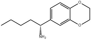 1-(2H,3H-Benzo[3,4-e]1,4-dioxin-6-yl)(1R)pentylamine 结构式
