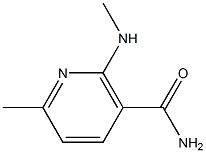 6-METHYL-2-METHYLAMINO-NICOTINAMIDE 结构式