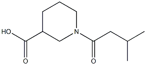 1-异戊酰基3-哌啶甲酸 结构式