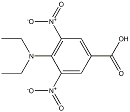 3,5-DINITRO-4-DIETHYLAMINO-BENZOIC ACID 结构式