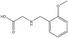 (2-METHOXY-BENZYLAMINO)-ACETIC ACID 结构式