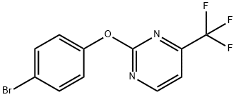 2-(4-BROMOPHENOXY)-4-(TRIFLUOROMETHYL)PYRIMIDINE 结构式