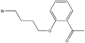 1-[2-(4-Bromo-butoxy)-phenyl]-ethanone 结构式
