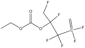 2,2,3,3,4,5-HEXAFLUOROPENTENE-4-CARBONIC ACID ETHYL ESTER 结构式