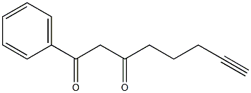 1-PHENYLOCT-7-YNE-1,3-DIONE 结构式