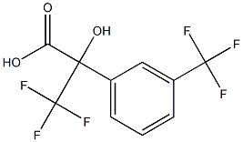 3,3,3-TRIFLUORO-2-HYDROXY-2-(3-TRIFLUOROMETHYLPHENYL)PROPIONIC ACID 结构式