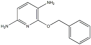 6-(BENZYLOXY)PYRIDINE-2,5-DIAMINE 结构式