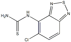 N-(5-CHLORO-2,1,3-BENZOTHIADIAZOLE-4-YL)THIOUREA 结构式