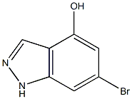 6-BROMO-4-HYDROXY (1H)INDAZOLE 结构式