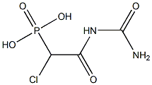 2-((AMINOCARBONYL)AMINO)-1-CHLORO-2-OXOETHYLPHOSPHONIC ACID 结构式