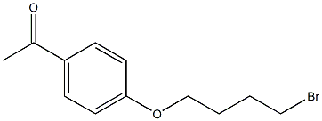 1-[4-(4-Bromo-butoxy)-phenyl]-ethanone 结构式