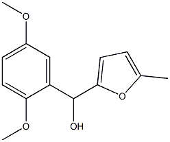 2,5-DIMETHOXYPHENYL-(5-METHYL-2-FURYL)METHANOL 结构式