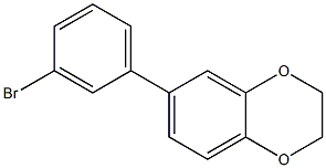 3-BROMO-3',4'-(ETHYLENEDIOXY)BIPHENYL 结构式