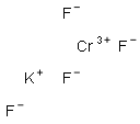 CHROMIUM POTASSIUM FLUORIDE 结构式