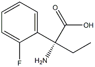 (2R)-2-AMINO-2-(2-FLUOROPHENYL)BUTANOIC ACID 结构式