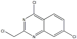 4,7-DICHLORO-2-CHLOROMETHYLQUINAZOLINE 结构式