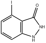 3-羟基-4-碘(1H)吲唑 结构式