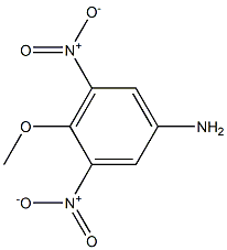 4-甲氧基-3,5-二硝基苯胺 结构式