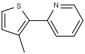 2-(3-Methyl-2-thienyl)pyridine 结构式