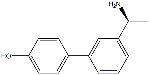 4-[3-((1S)-1-AMINOETHYL)PHENYL]PHENOL 结构式