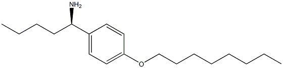 (1R)-1-(4-OCTYLOXYPHENYL)PENTYLAMINE 结构式