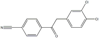4'-CYANO-2-(3,4-DICHLOROPHENYL)ACETOPHENONE 结构式