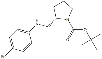 (S)-1-Boc-2-[(4-bromo-phenylamino)-methyl]-pyrrolidine 结构式