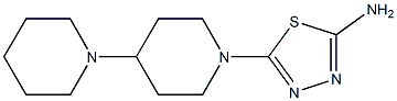 5-(1,4'-BIPIPERIDIN-1'-YL)-1,3,4-THIADIAZOL-2-AMINE 结构式