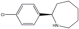 (R)-2-(4-CHLOROPHENYL)AZEPANE 结构式