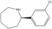 (R)-2-(3-CHLOROPHENYL)AZEPANE 结构式