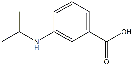 3-(ISOPROPYLAMINO)BENZOIC ACID 结构式