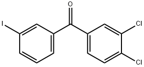 3,4-DICHLORO-3'-IODOBENZOPHENONE 结构式