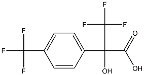 3,3,3-TRIFLUORO-2-HYDROXY-2-(4-TRIFLUOROMETHYLPHENYL)PROPIONIC ACID 结构式