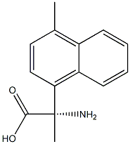 (2S)-2-AMINO-2-(4-METHYLNAPHTHYL)PROPANOIC ACID 结构式