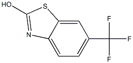 2-HYDROXY-6-(TRIFLUOROMETHYL)BENZOTHIAZOLE 结构式