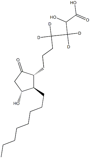 13,14-DIHYDRO PROSTAGLANDIN E1-D4 结构式