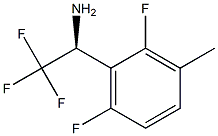 (1S)-1-(2,6-DIFLUORO-3-METHYLPHENYL)-2,2,2-TRIFLUOROETHYLAMINE 结构式