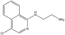 1-(2-AMINOETHYL)AMINO-4-CHLOROISOQUINOLINE 结构式