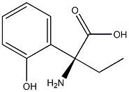 (2S)-2-Amino-2-(2-hydroxyphenyl)butanoic acid 结构式